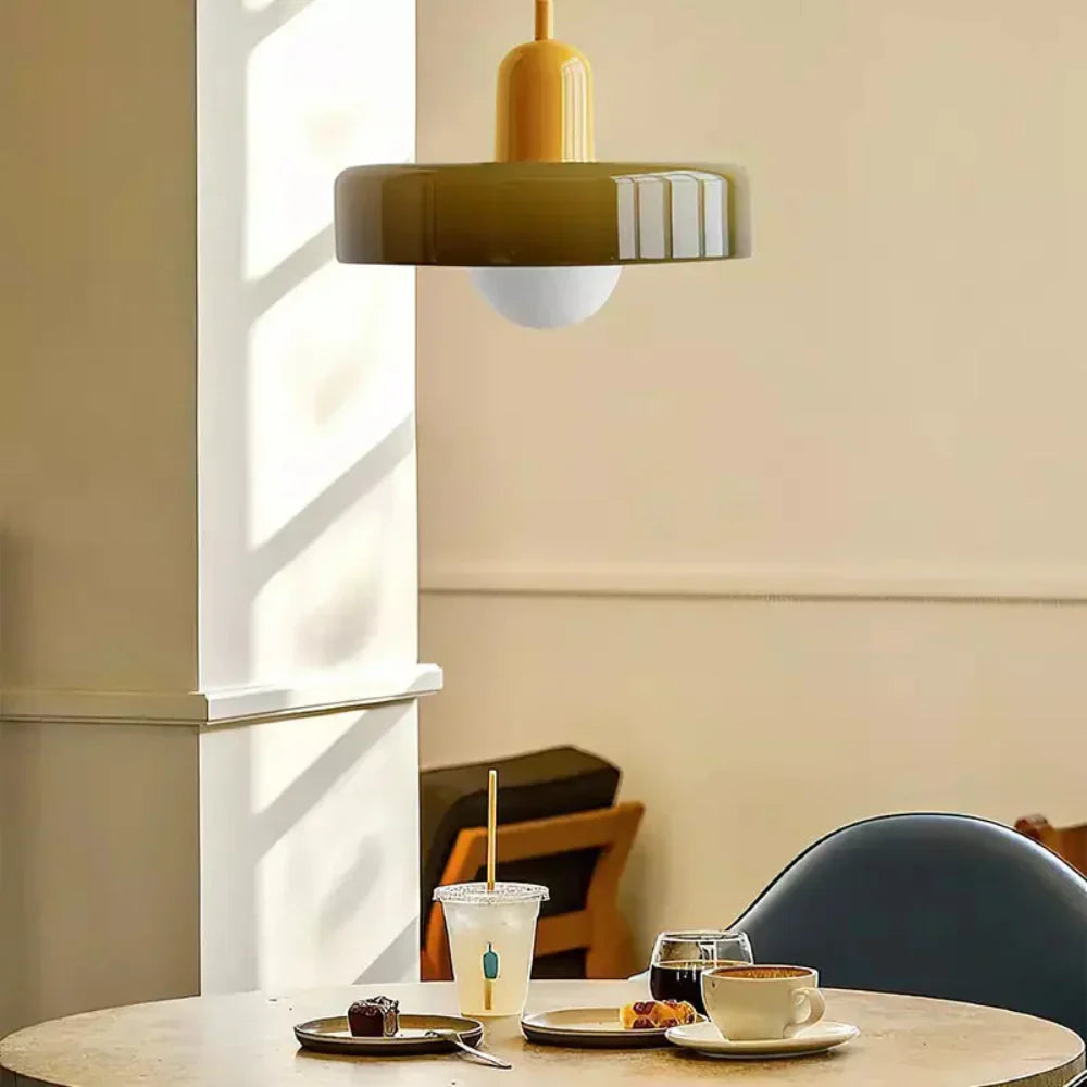 Justerbar glasskrystall lysekrone
