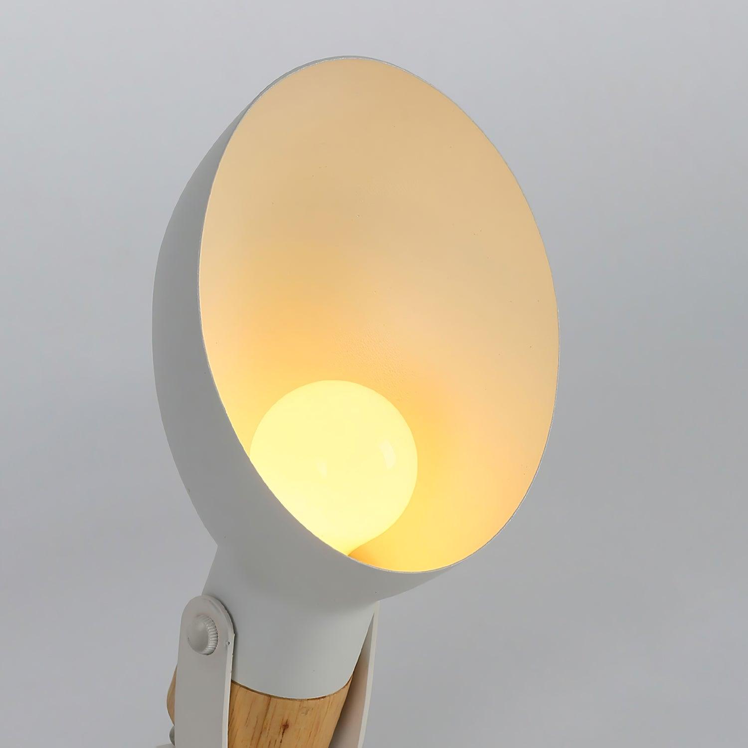 Skandinavisk aluminium vegglampe med justerbar skjerm - designer vegglampe for soverom og stue