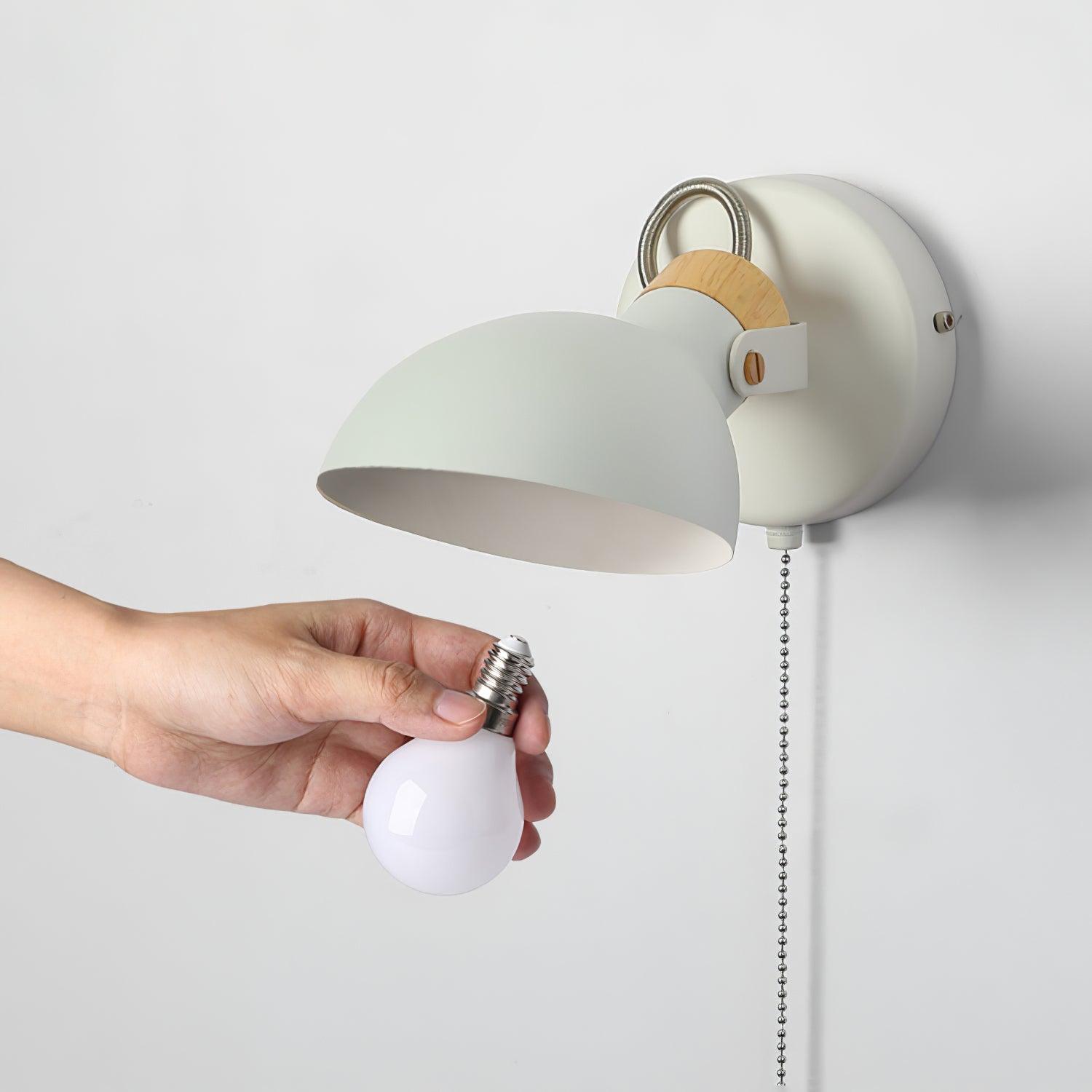 Skandinavisk aluminium vegglampe med justerbar skjerm - designer vegglampe for soverom og stue