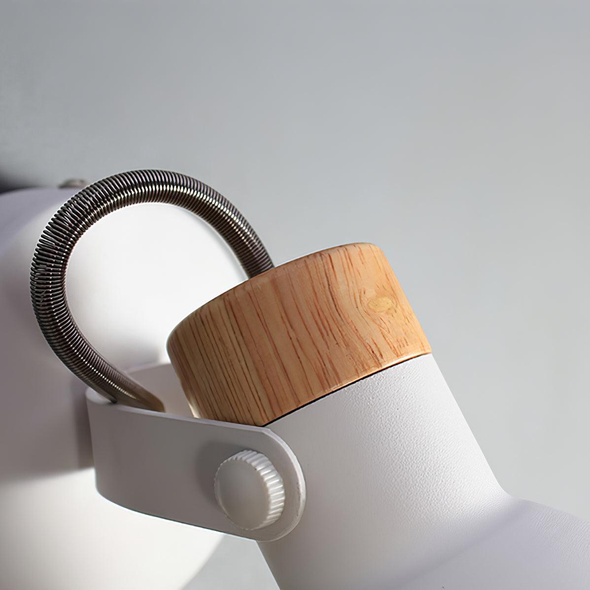 Skandinavisk aluminium vegglampe med justerbar skjerm - designer vegglampe for soverom og stue