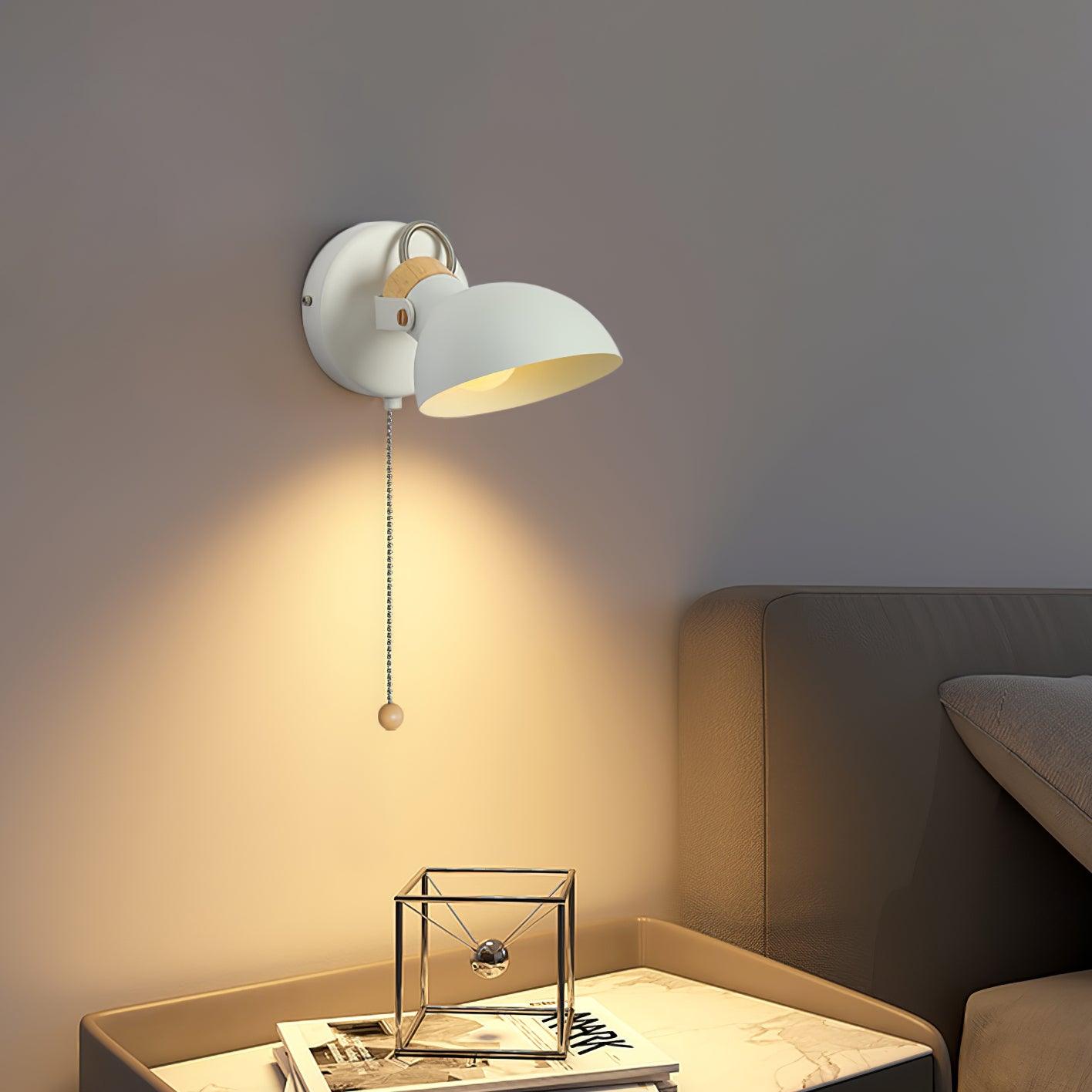 Skandinavisk aluminium vegglampe med justerbar skjerm - designer vegglampe for soverom og stue