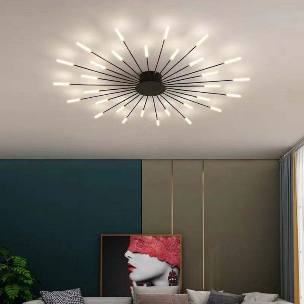 Lustre circulaire à LED