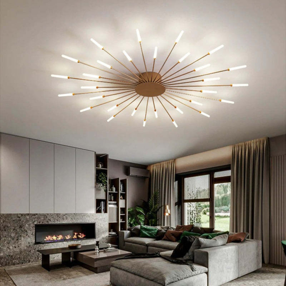 Lustre circulaire à LED