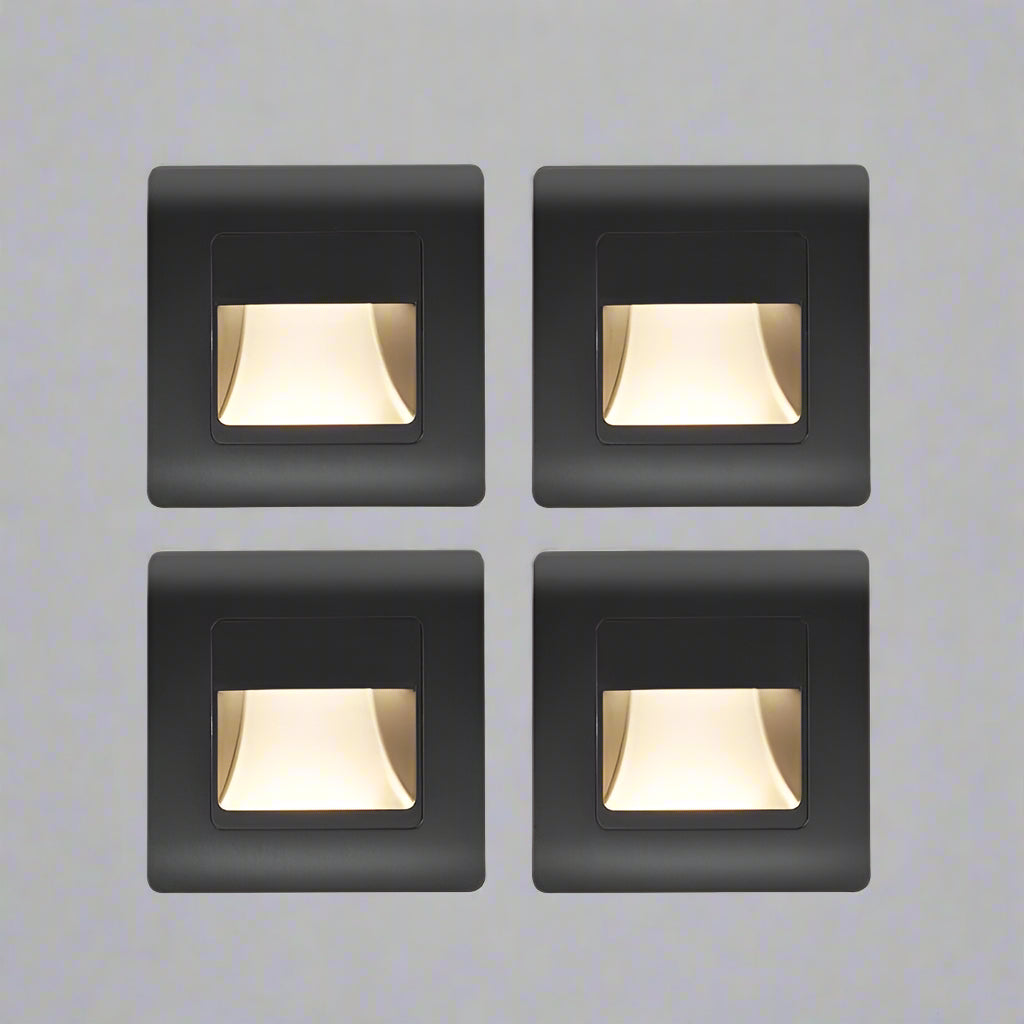 EB Brone - LED trappelys 4 farger PIR-sensor innfelt fotlys
