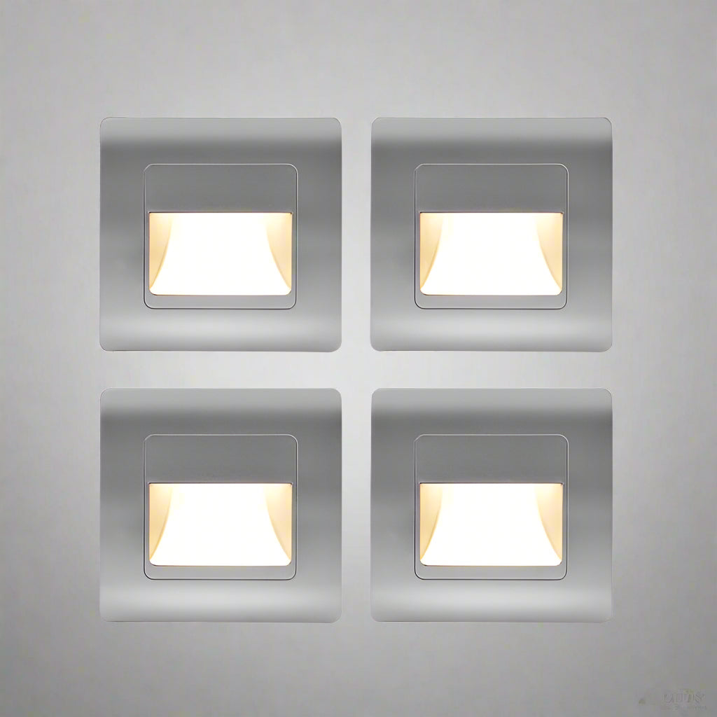 EB Brone - LED trappelys 4 farger PIR-sensor innfelt fotlys