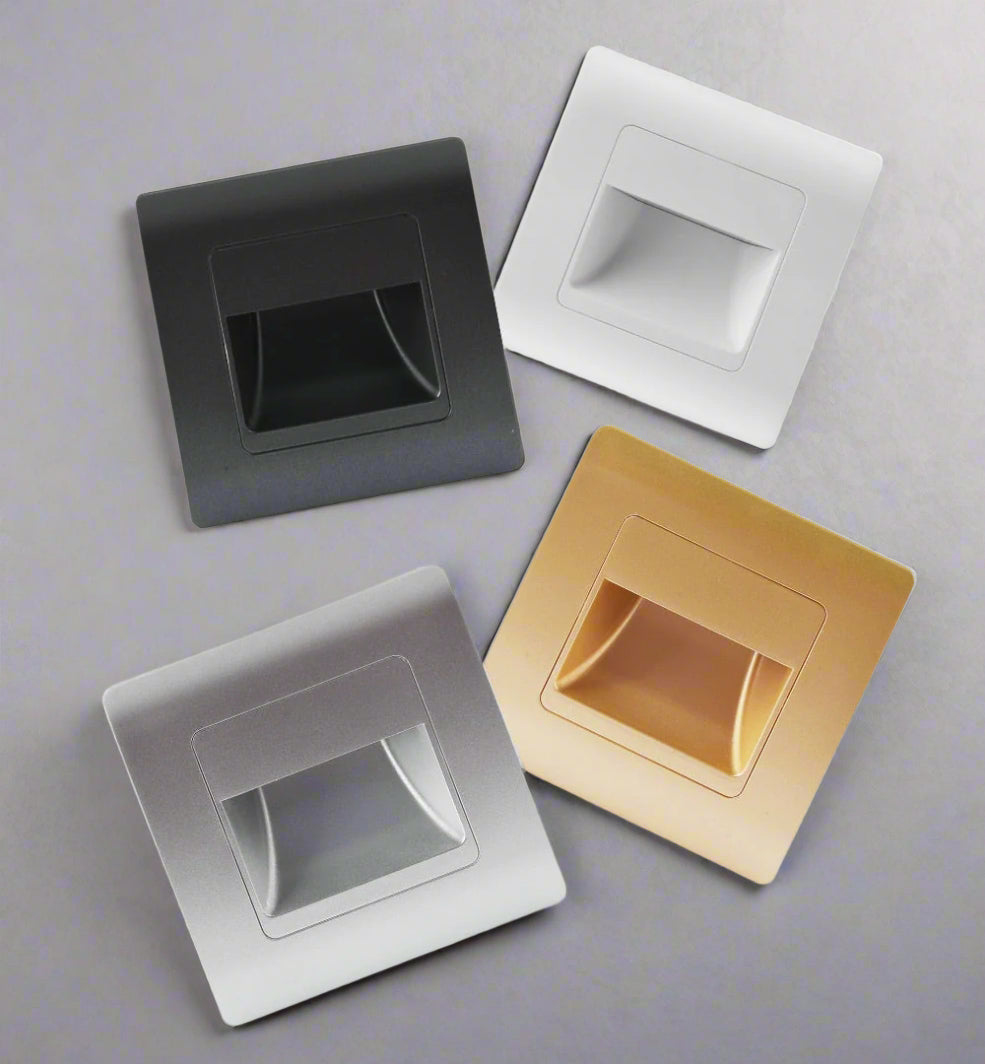 EB Brone - LED trappelys 4 farger PIR-sensor innfelt fotlys