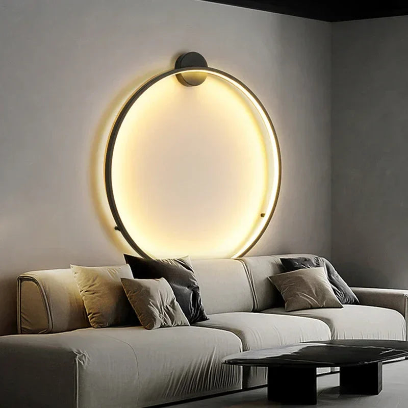 LumiRing - Minimalistická kruhová nástěnná lampa