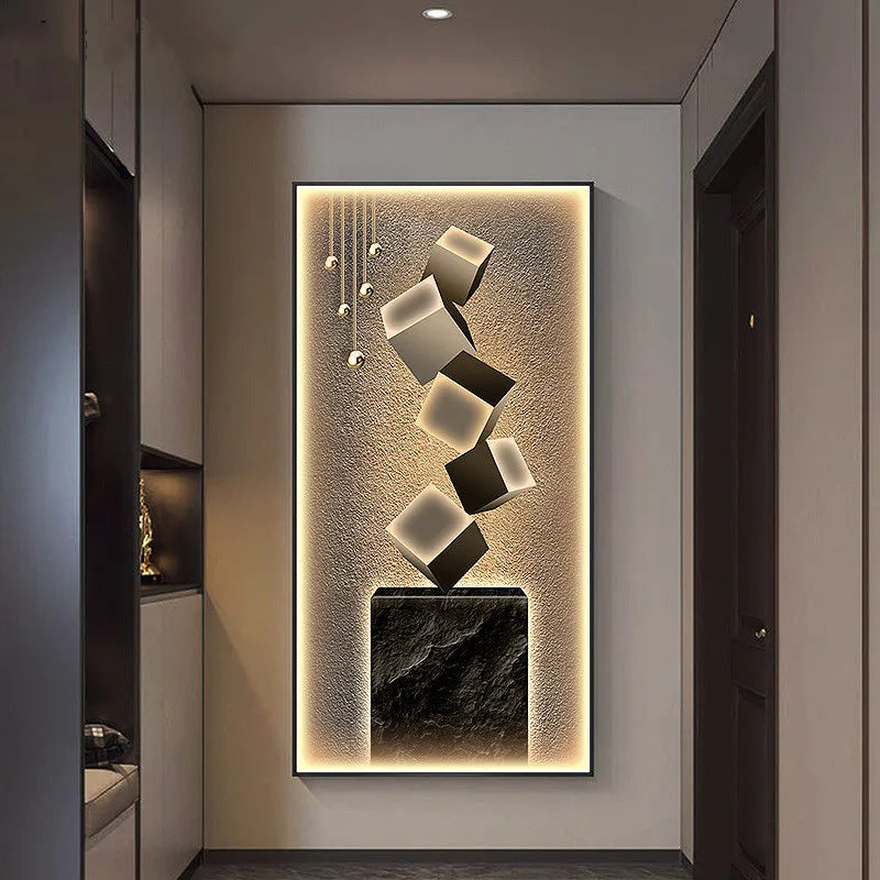 Modern konstnärlig vägglampa – justerbar LED-design för heminredning och belysning av konstverk