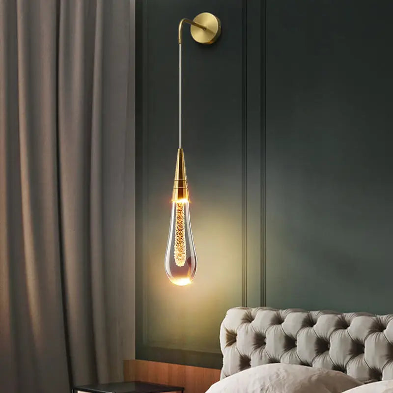 Crystal Drops – Dekorativ lampa, tidlös stil