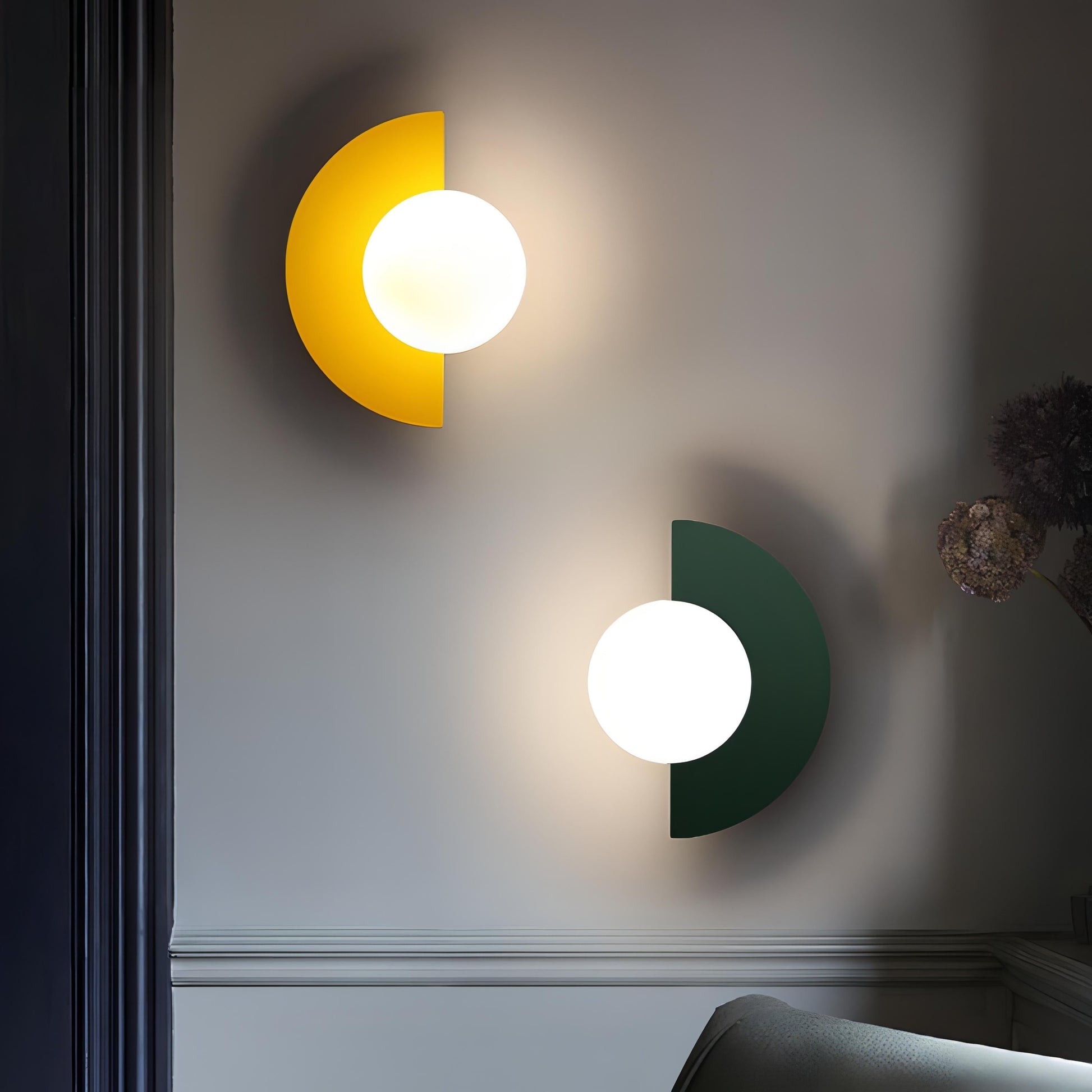 ÉclatNordique - Everest semi-sirkulær vegglampe