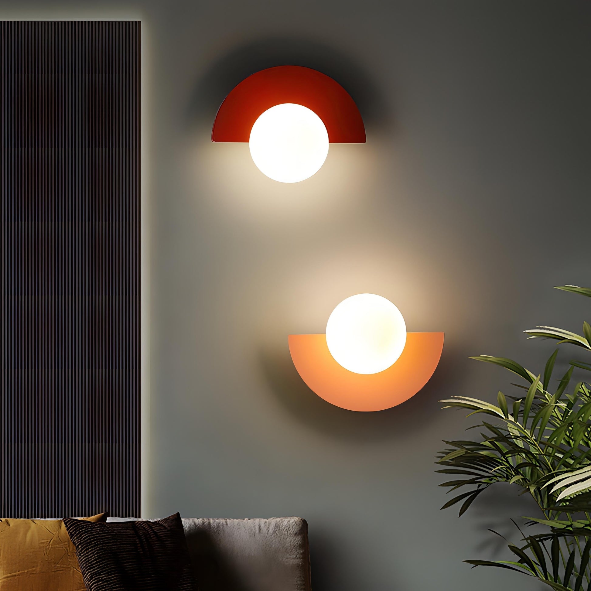 ÉclatNordique - Everest semi-sirkulær vegglampe