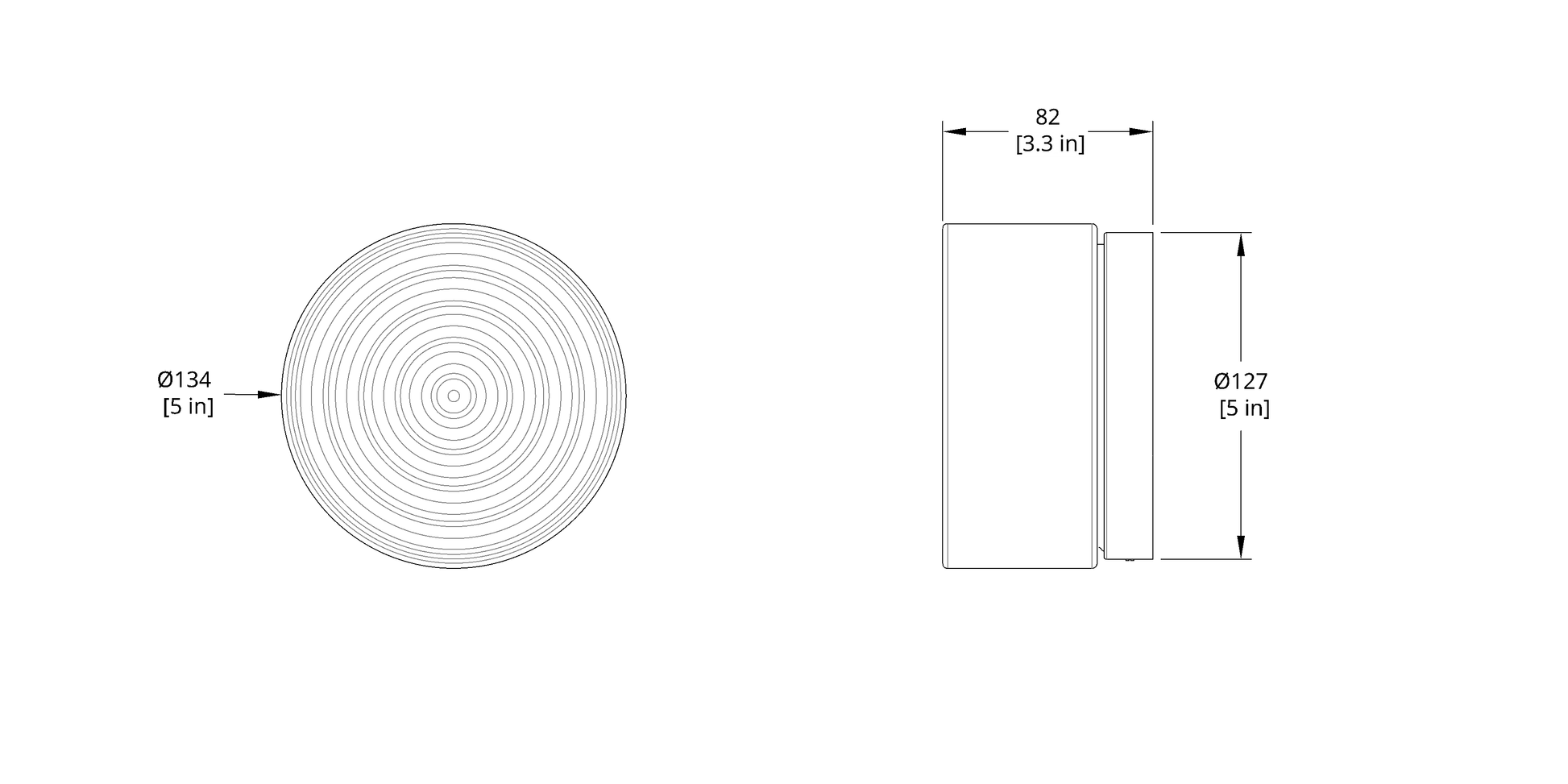 TML Ripple Modern Wall Sconce – IP65 Rated, Tempered Glass Shade, Indoor Wall Light with Touch Switch (E14 Bulb Included)