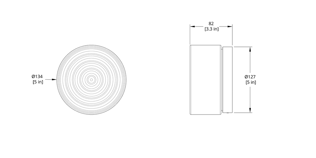 TML Ripple IP65 Bewertung Wandlampe aus gehärtetem Glas