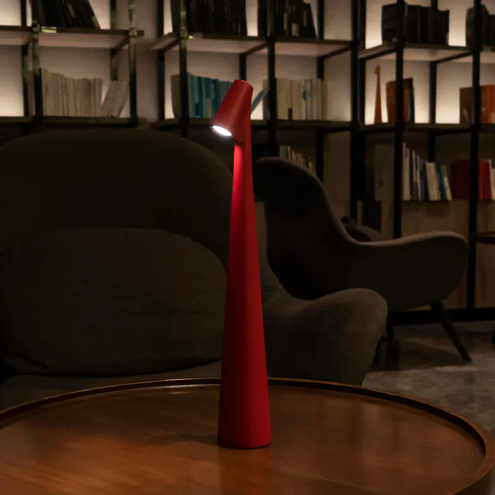 Nordische minimalistische Design-Tischlampe | Kabellos | LED | Leselampe | Esslampe