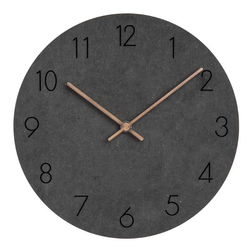 Minimalistisk norsk väggdekoration Tyst klocka 29 cm