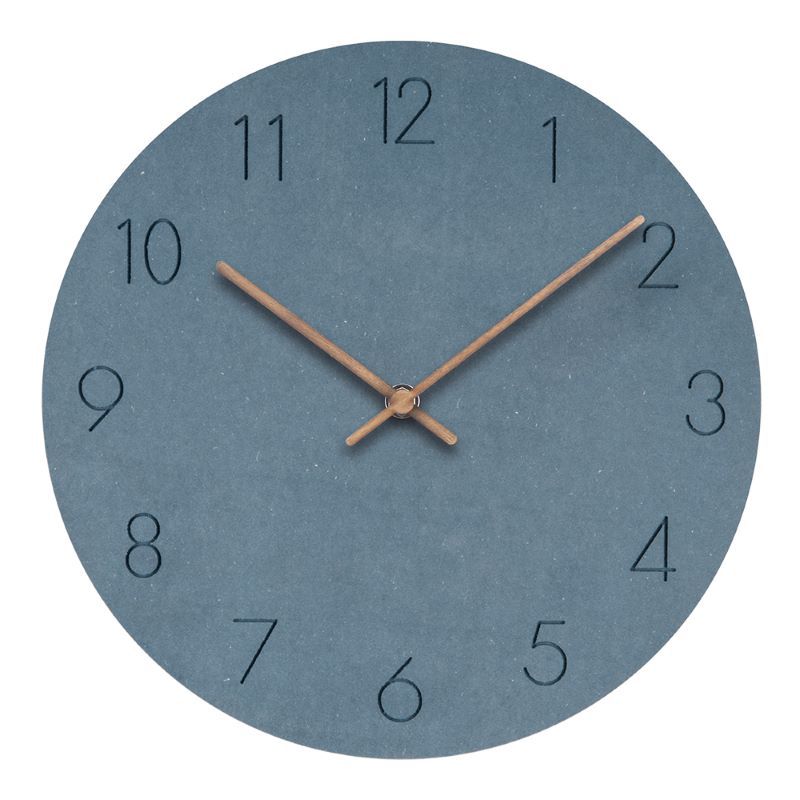 Minimalistisk norsk väggdekoration Tyst klocka 29 cm