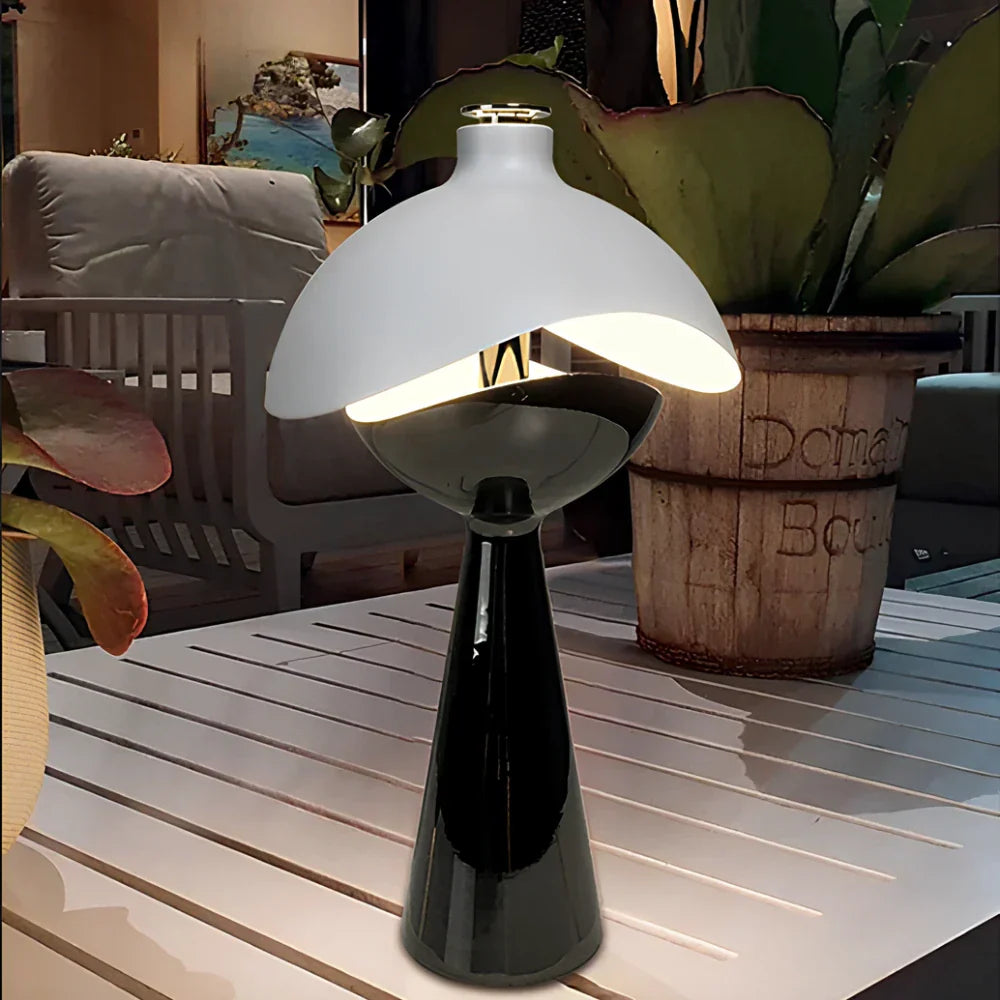 Lampe de table LED GlowHaven – Moderne, à commande tactile et rechargeable