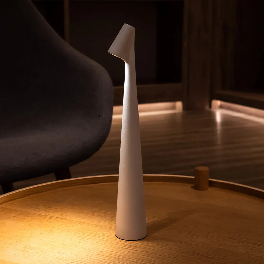 Minimalistisches nordisches Design Tischlampe | Kabellos | LED | Leselampe | Esszimmerlampe