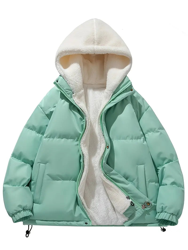 Eagle - Veste d'hiver à capuche en polaire douillette