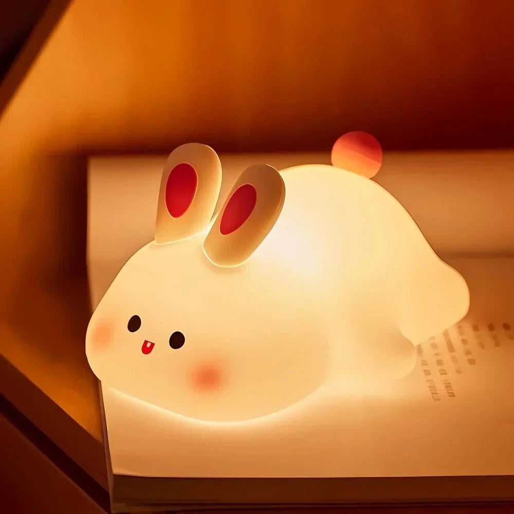 Veilleuse GlowBuddy Squishy – Lampe de nuit LED adorable
