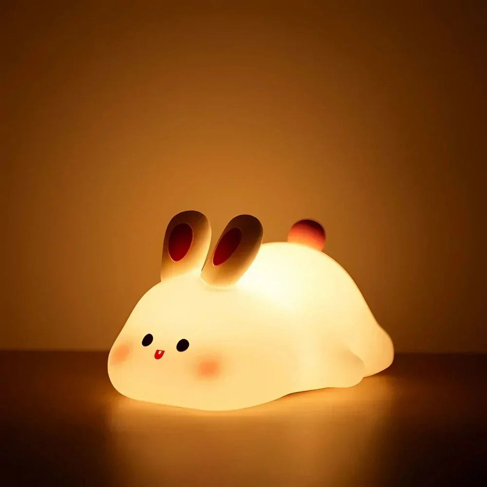 Veilleuse GlowBuddy Squishy – Lampe de nuit LED adorable