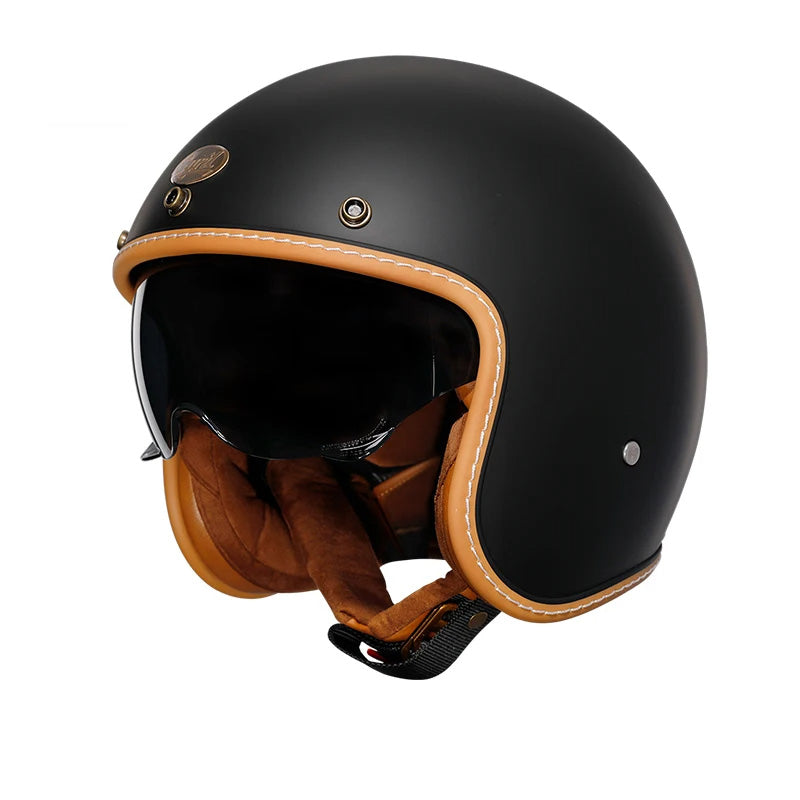 Retro JetLite Open Face Helm KB