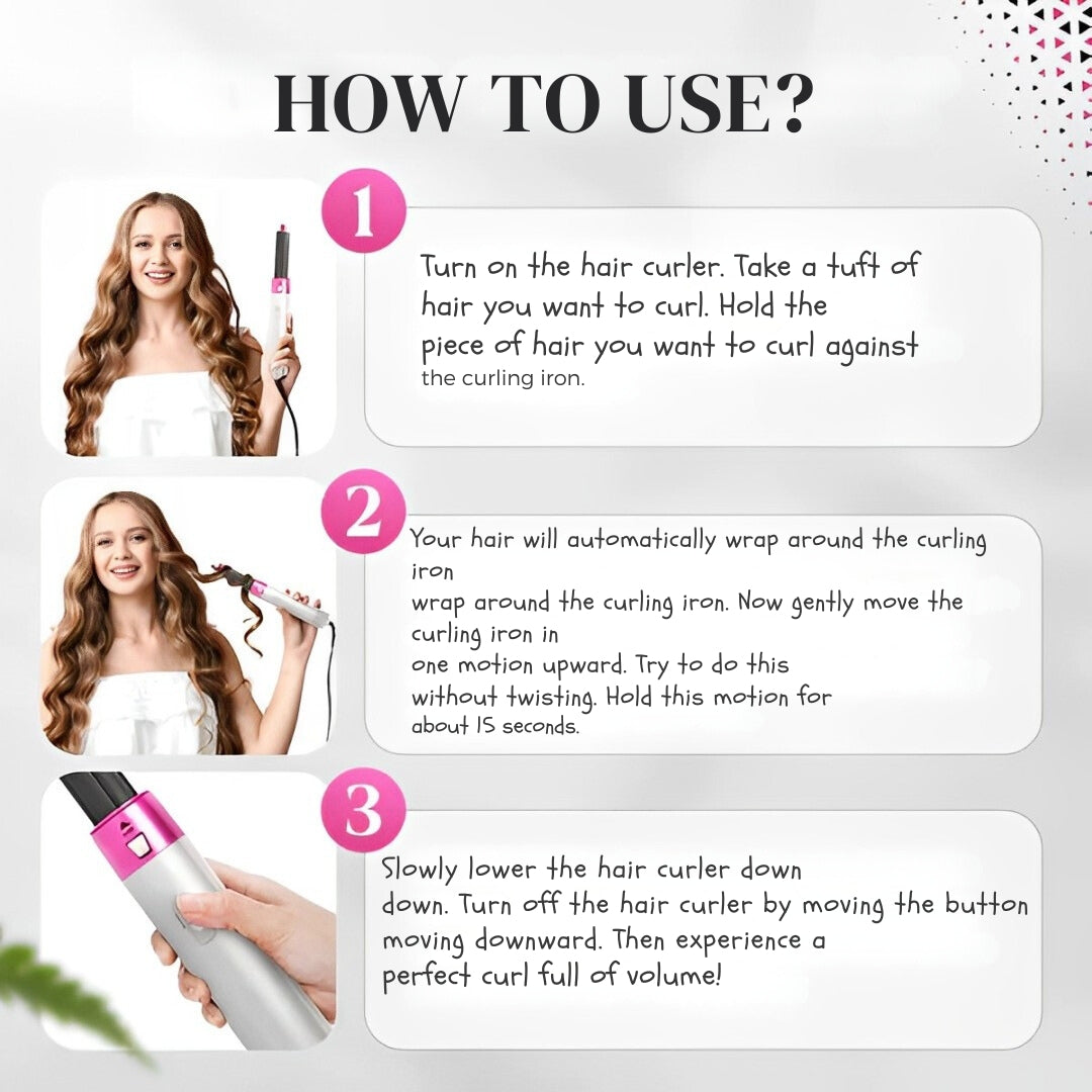 inAirWrap Pro™ 5en1 - Coiffeur pour cheveux