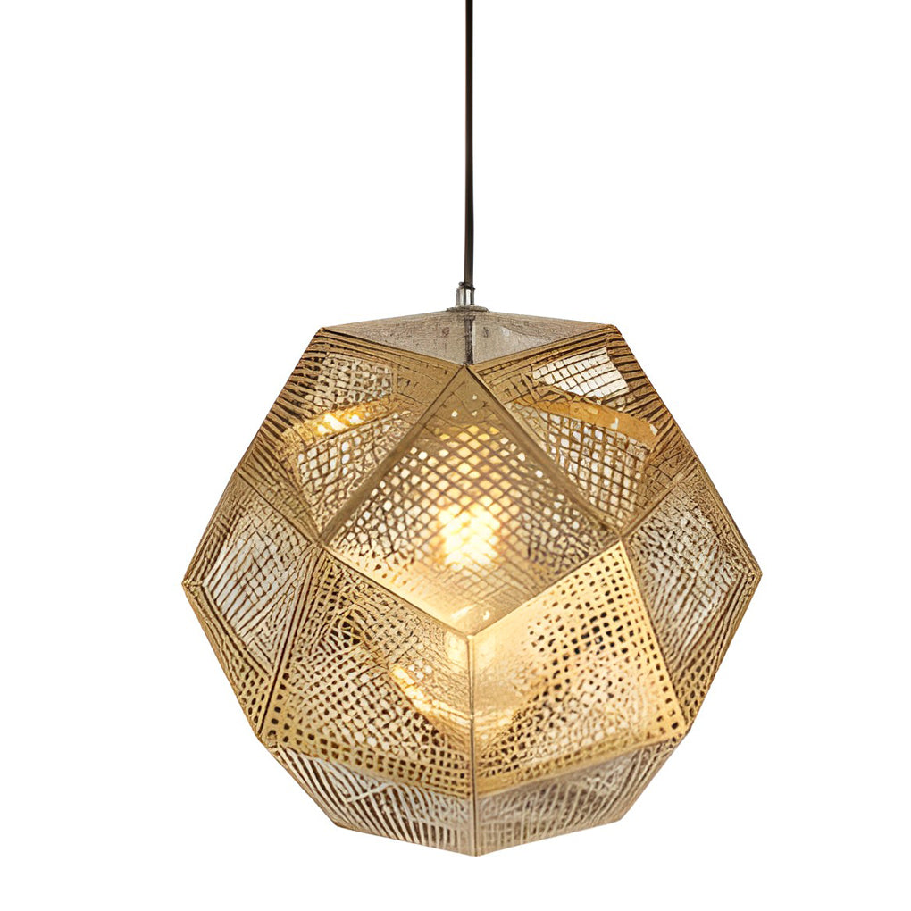LichtDesign - مصباح معلق دائري هندسي مصنوع من المعدن الإلكتروليتي