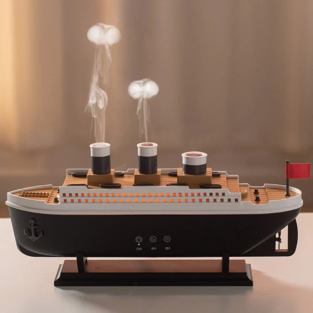 Humidificateur de Bateau Ocean Mist – Brume Fraîche Ultrasonique & Aromathérapie