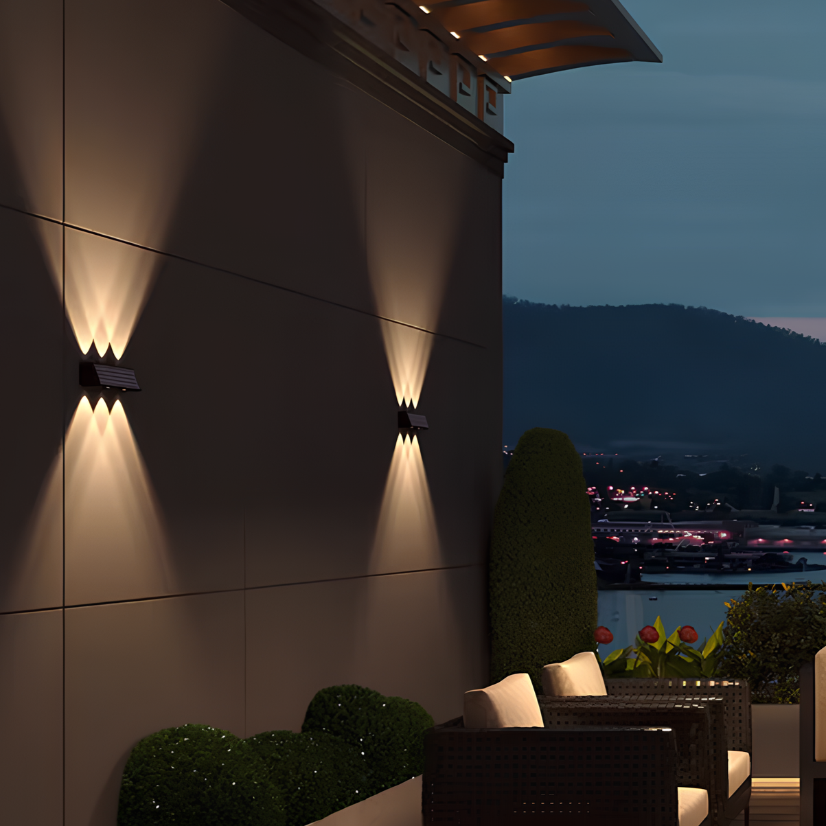 Lampe Murale Extérieure SolarGuard – Lampe Solaire LED Étanche