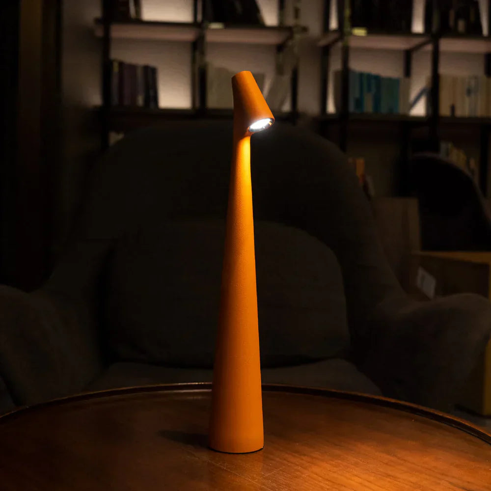 Nordische minimalistische Design-Tischlampe | Kabellos | LED | Leselampe | Esslampe