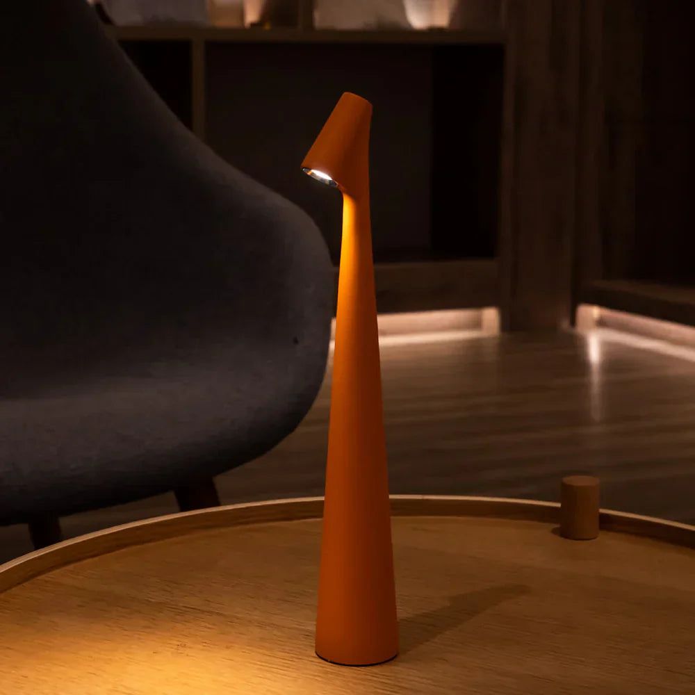 Nordische minimalistische Design-Tischlampe | Kabellos | LED | Leselampe | Esslampe