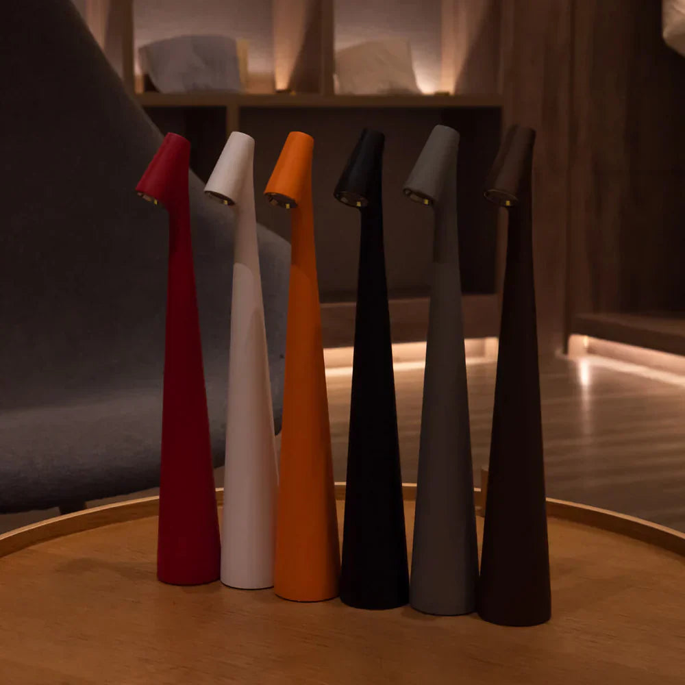 Minimalistisches nordisches Design Tischlampe | Kabellos | LED | Leselampe | Esszimmerlampe