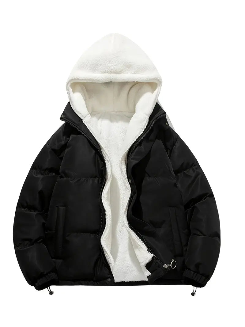 Eagle - Veste d'hiver à capuche en polaire douillette