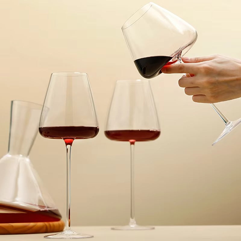 Sets mit 2, 4 & 6 handgefertigten Kristall-Wein- & Champagnergläsern - 4 Größen