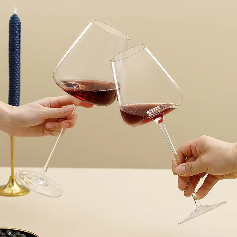 Sets mit 2, 4 & 6 handgefertigten Kristall-Wein- & Champagnergläsern - 4 Größen