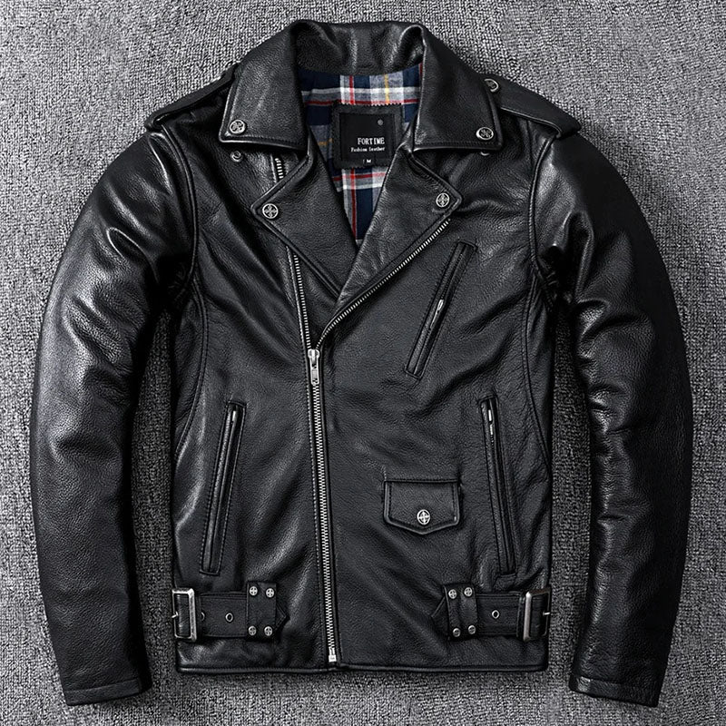 Veste en cuir classique iconique
