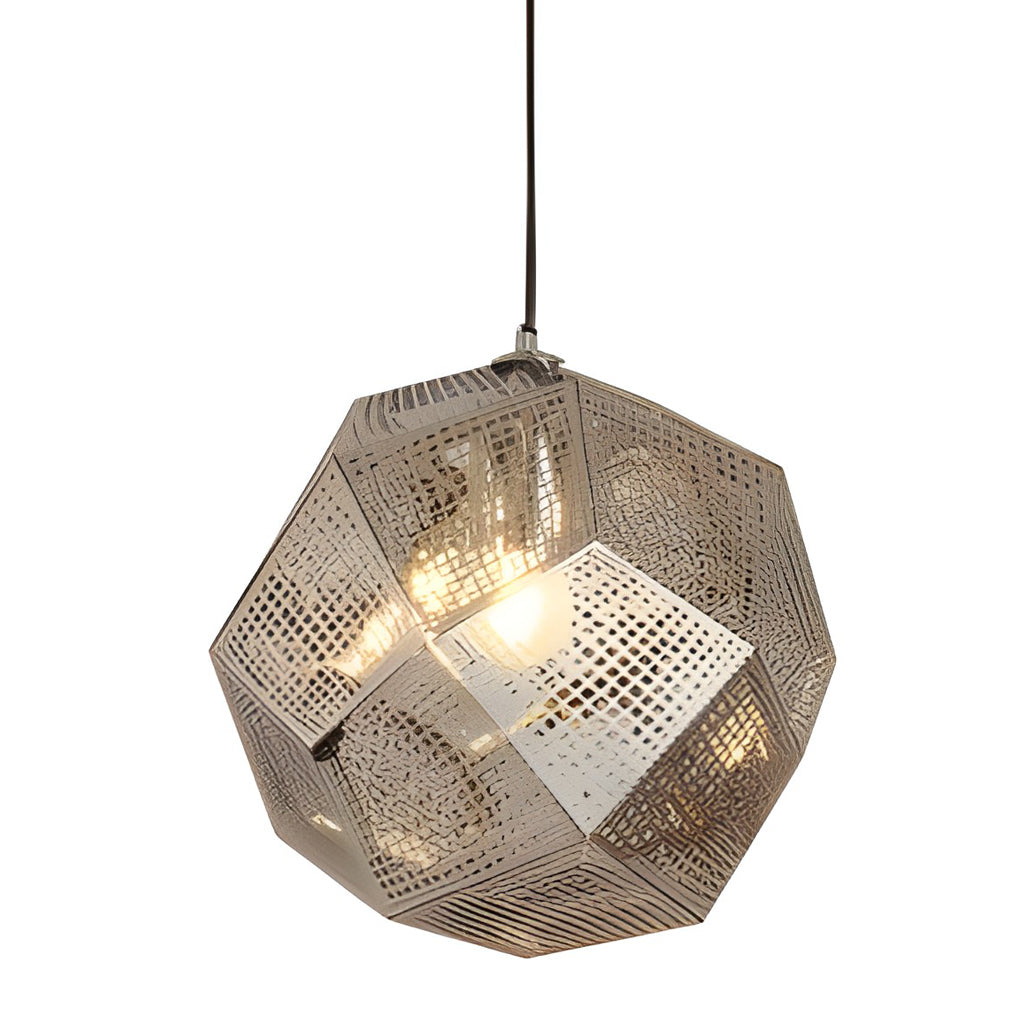 LichtDesign - مصباح معلق دائري هندسي مصنوع من المعدن الإلكتروليتي
