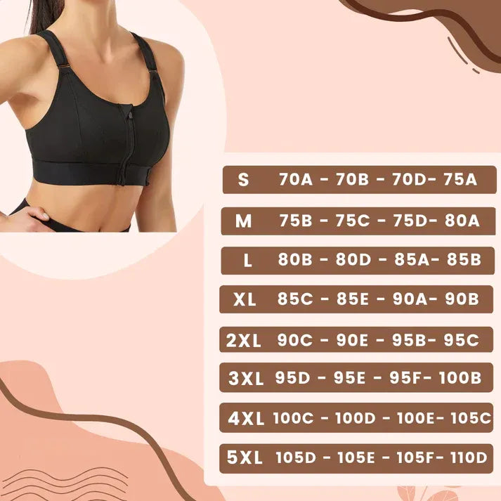 Audrey｜Soutien-gorge de sport confortable et de maintien