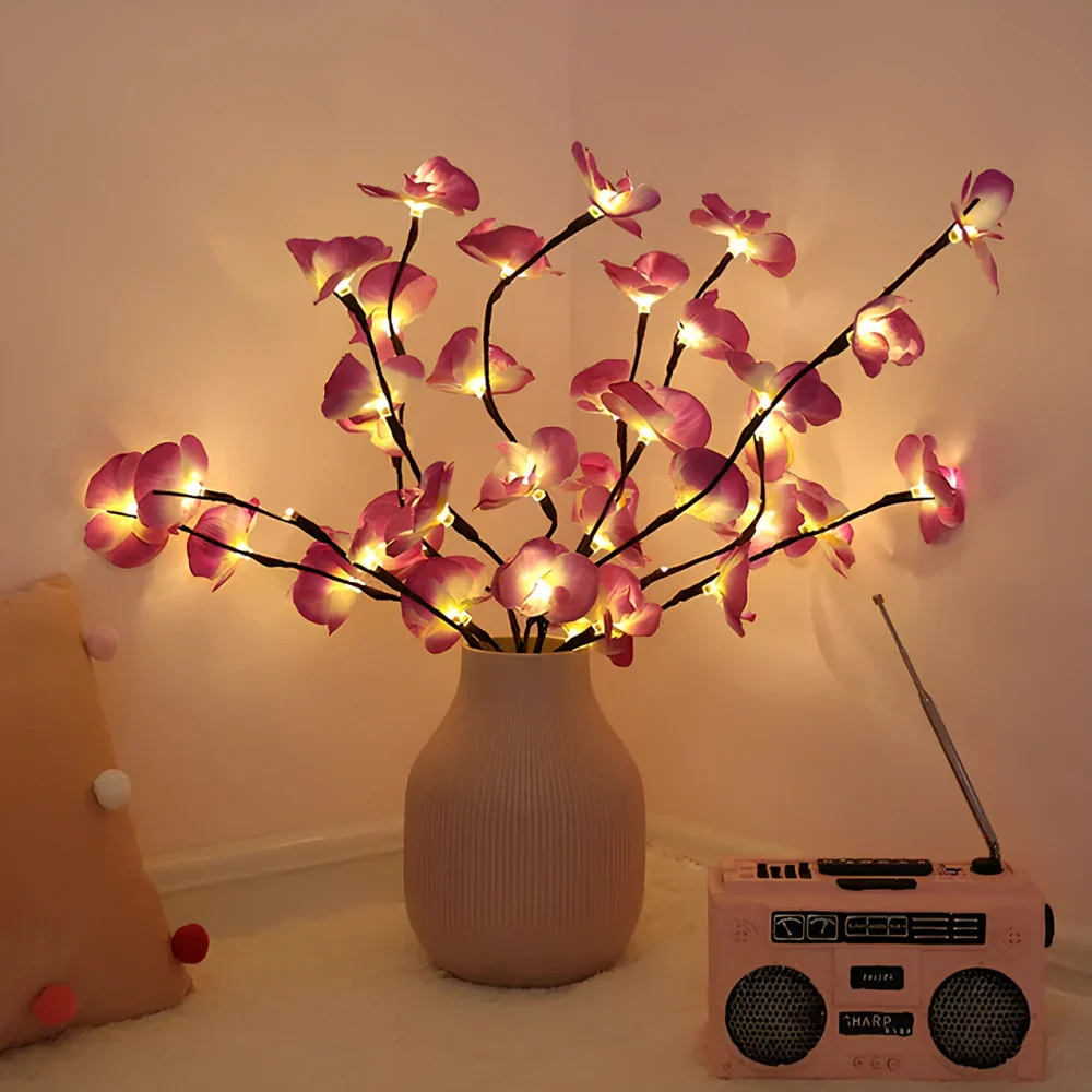 Enchanted Blossom LED-grenljus – Elegant dekorativ belysning för alla utrymmen