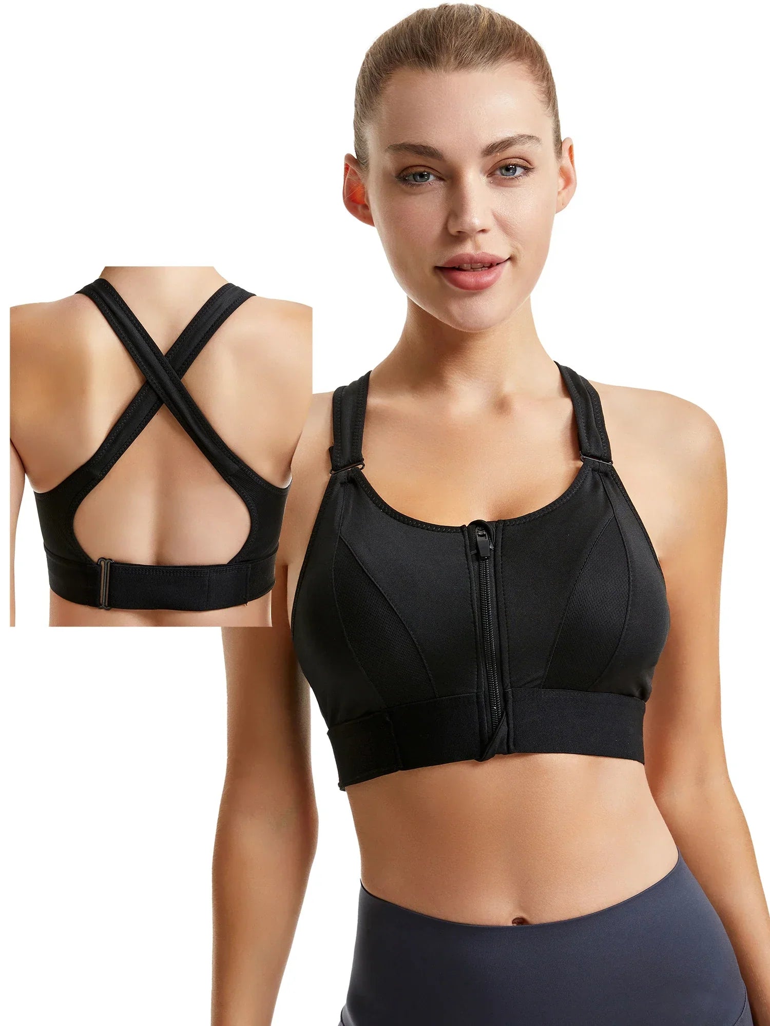 Audrey｜Soutien-gorge de sport confortable et de maintien