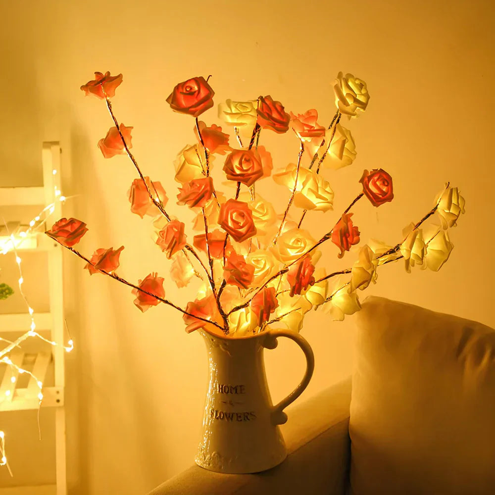 Enchanted Blossom LED-grenljus – Elegant dekorativ belysning för alla utrymmen