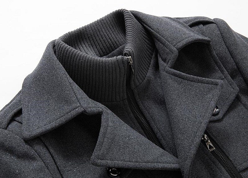 DAAN - Manteau/veste deux pièces - Manteau en mélange de laine