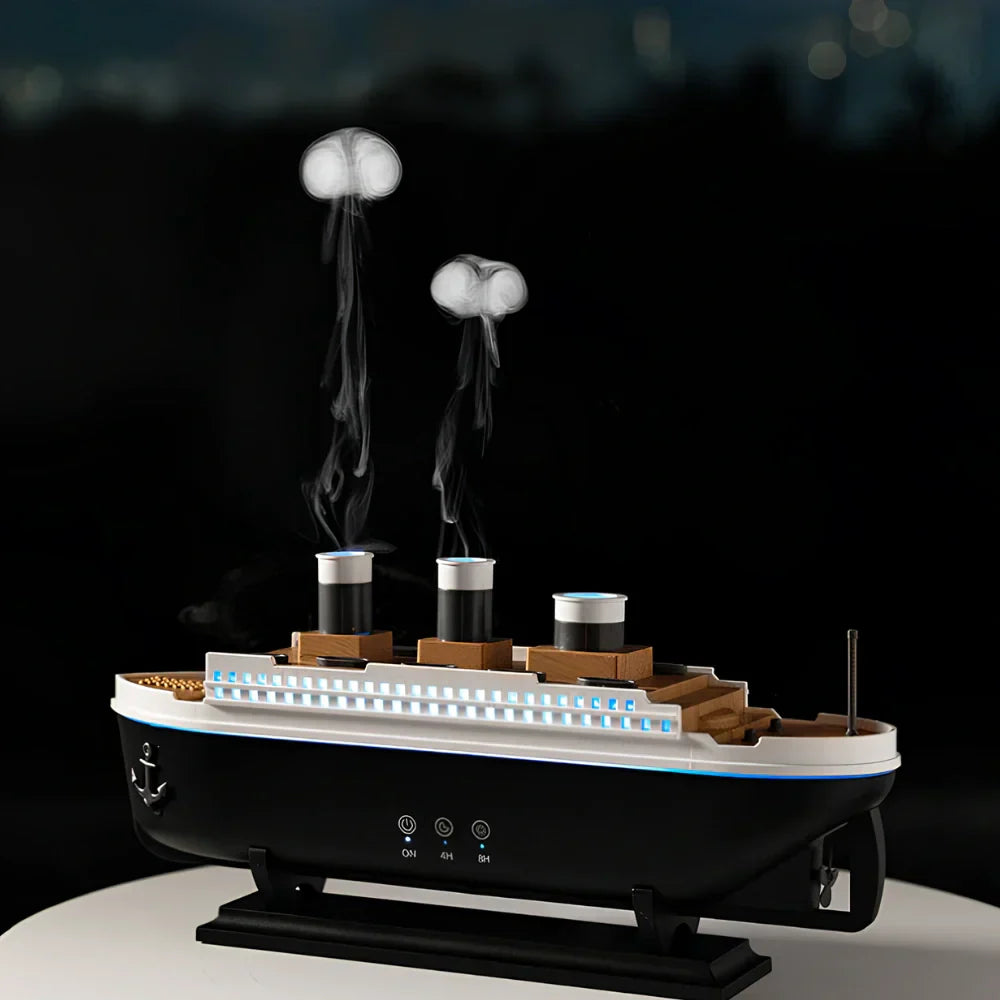 Humidificateur de Bateau Ocean Mist – Brume Fraîche Ultrasonique & Aromathérapie