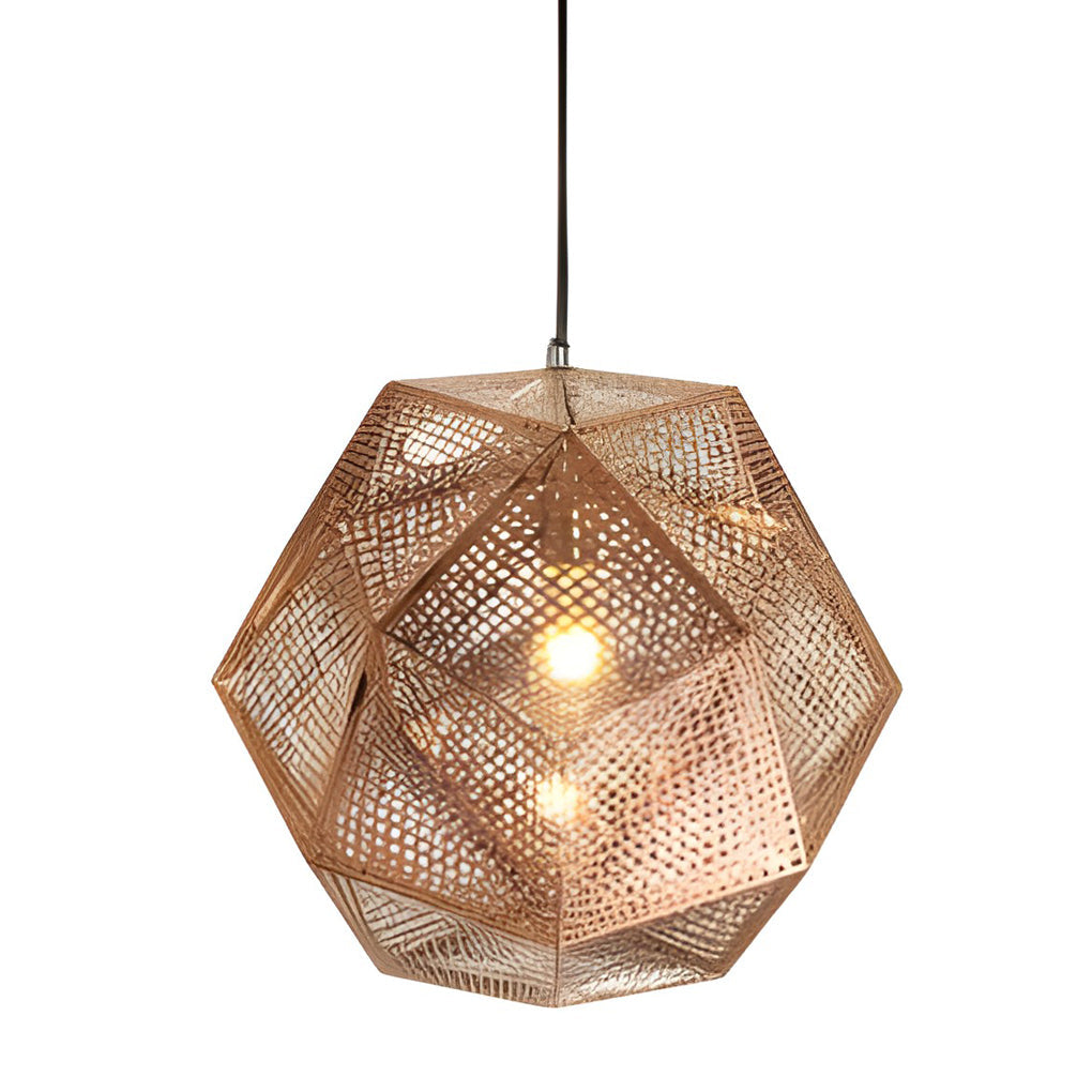 LichtDesign - مصباح معلق دائري هندسي مصنوع من المعدن الإلكتروليتي
