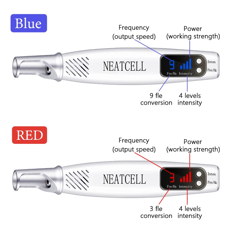 Stylo laser intelligent pour élimination de tatouages - Éliminer les grains de beauté, taches de rousseur, acné, tatouage