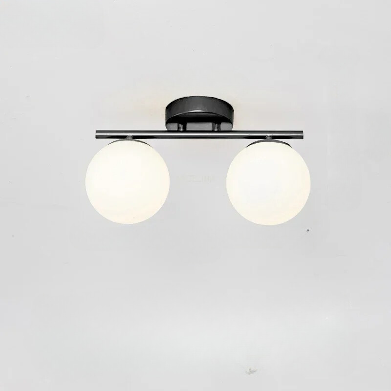 Nordische LED-Glas-Deckenleuchte – Elegante weiße Kugel für jeden Raum