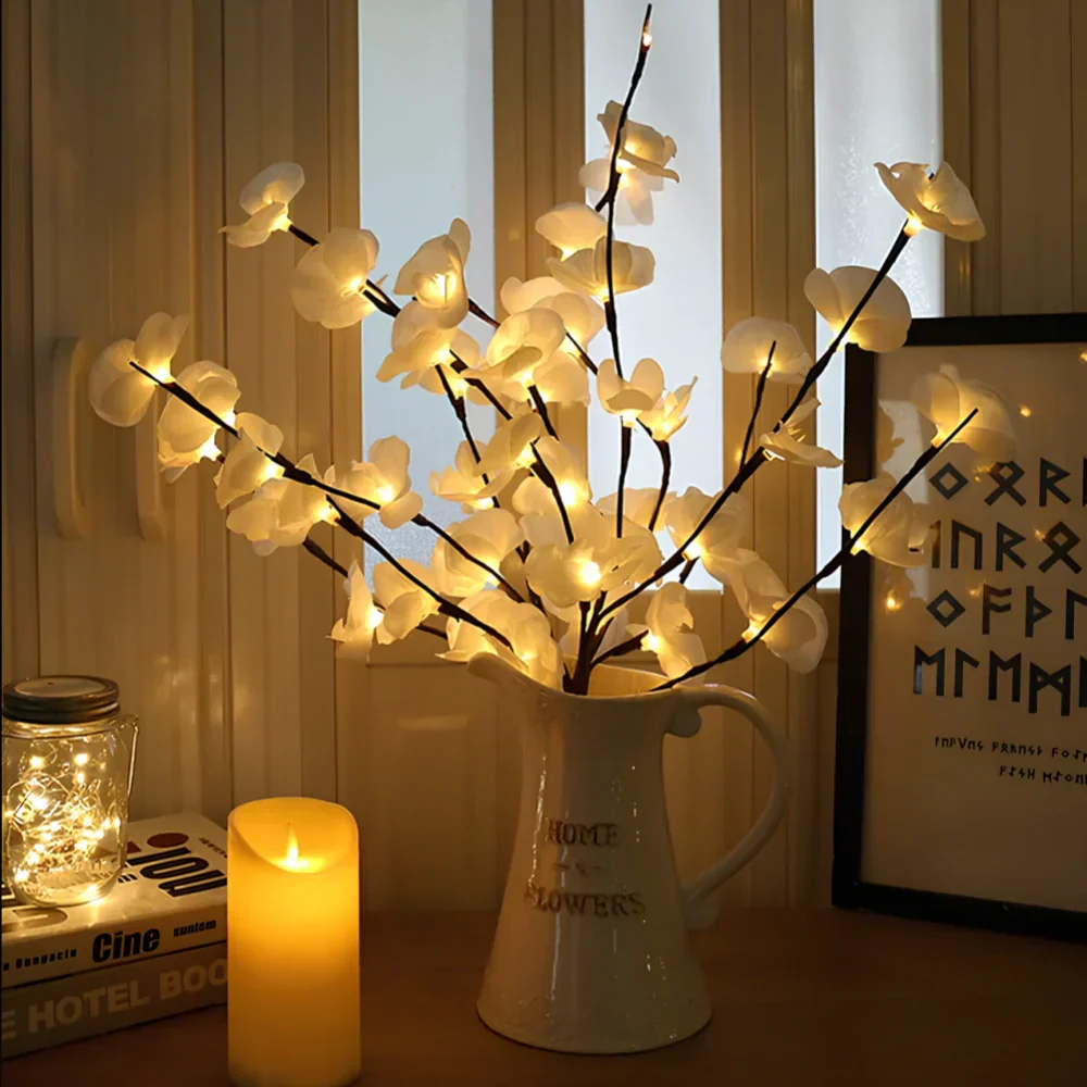 Enchanted Blossom LED-grenljus – Elegant dekorativ belysning för alla utrymmen