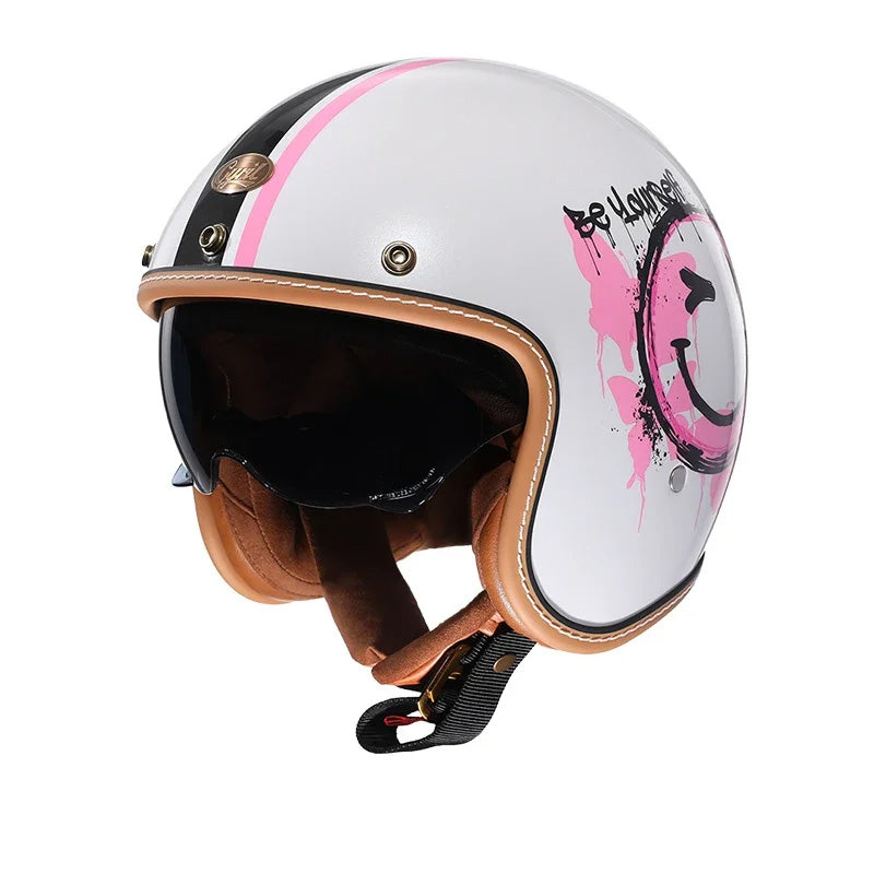 Retro JetLite Open Face Helm KB