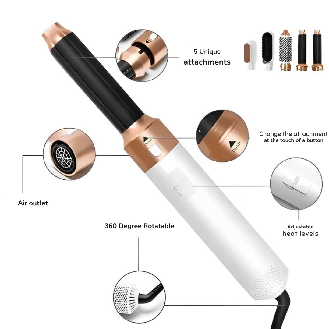 inAirWrap Pro™ 5en1 - Coiffeur pour cheveux